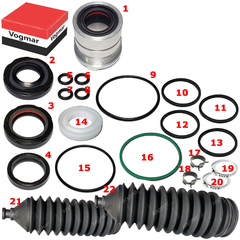 Reparo caixa direcao hidraulica Carnival 1999/2005 Bucha 58mm - comprar online
