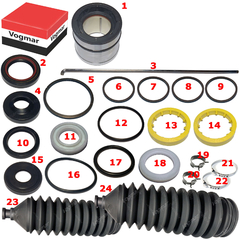 Reparo caixa direcao hidraulica Iveco Daily 49.12 1998/2005 - comprar online