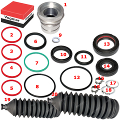 Reparo caixa direcao hidraulica Sorento 2010/2015 Caixa marca TRW (Bucha Rosca 55mm) - comprar online