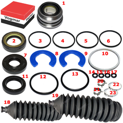 Reparo caixa direcao hidraulica Palio Attractive 2011/2012 - comprar online