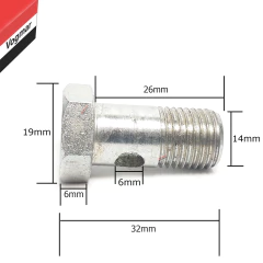 Parafuso 14mm Rosca Mangueira Direção Hidraulica sextavado - comprar online