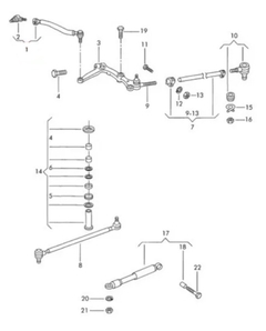 Barra Direcao Lateral Fixa Kombi 1976/2014 - comprar online