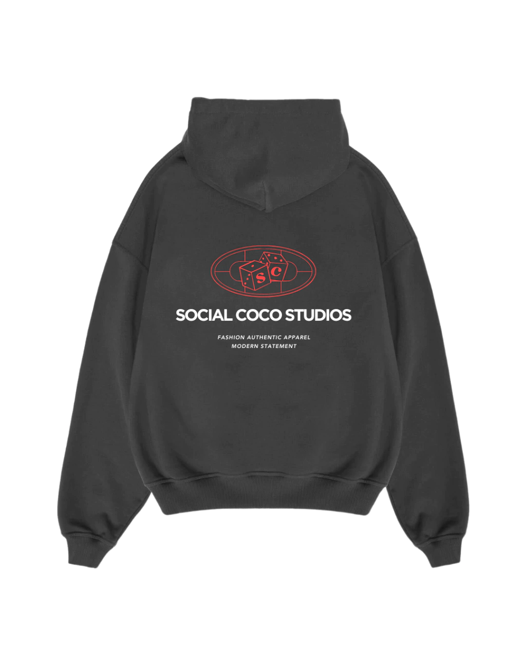 Hoodie "S.C Studios" - Color Gris Oscuro thumbnail 3