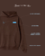 Hoodie Brown & Blue