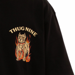 Camiseta Thug Nine Flaming Reaper Preto - loja online