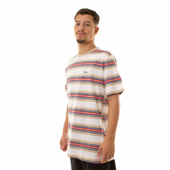 Camiseta Rvca Vallejo Strip Multi Cores na internet