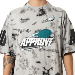 Camiseta Approve Huge X Nfl Collors Cinza - 360surfshop