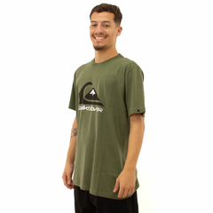 Camiseta QuikSilver Full Logo Verde Militar na internet