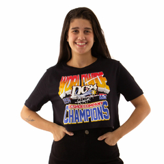 Camiseta DC 94 Champs Crop Preto na internet