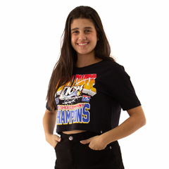 Camiseta DC 94 Champs Crop Preto - comprar online