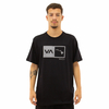 Camiseta Rvca Island Balance Box Preto