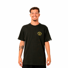 Camiseta Quiksilver Classic Arch Cinza Escuro na internet