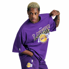 Camiseta Approve Huge X Nba Lakers Basic Roxo - 360surfshop