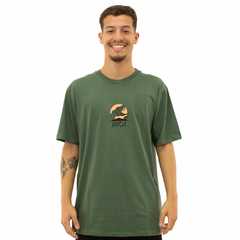 Camiseta Rvca Whiskey Bite Verde Militar - comprar online