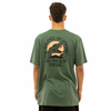 Camiseta Rvca Whiskey Bite Verde Militar