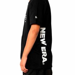 Camiseta New Era All Core Essentials Style Brande Preto - loja online