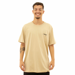 Camiseta BillaBong Signature Bege na internet