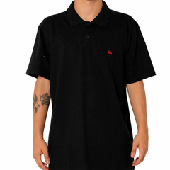 Camiseta Quiksilver Embroidery Piquet Preto - comprar online