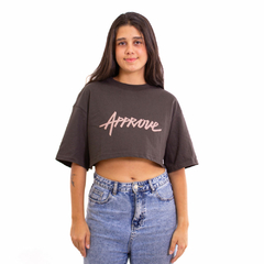 Cropped Approve Bold New Classic Marrom - comprar online