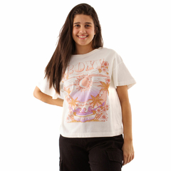 Camiseta Roxy Star Chart Off White - loja online