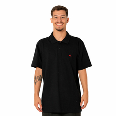 Camiseta Quiksilver Embroidery Piquet Preto na internet