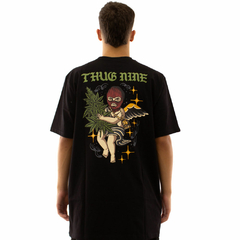 Camiseta Thug Nine Young And Prosperous Preto