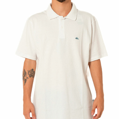 Camiseta Quiksilver Polo Embroidery Piquet Branco - comprar online