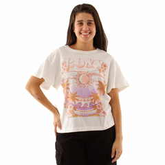 Camiseta Roxy Star Chart Off White