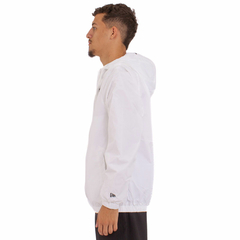 Jaqueta New Era Windbreaker Logo Box Branco na internet