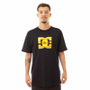 Camiseta DC Star Chrome Gold Preto