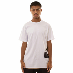 Camiseta Quiksilver Side Logo Branco - 360surfshop