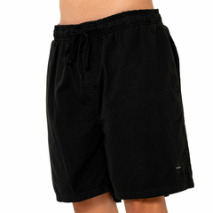 Bermuda Rvca Escape Elastic Big Preto