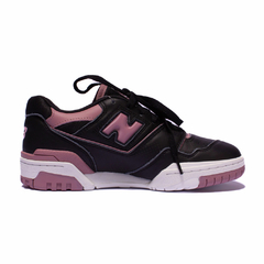 Tênis New Balance 550 Fem Preto/Rosa - comprar online