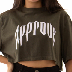 Cropped Approve Bold Beyond Lines III Verde - 360surfshop