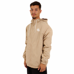 Jaqueta New Era Windbreaker Cap Kaki - comprar online