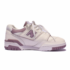 Tênis New Balance 550 Fem Branco/Rosa Escuro - 360surfshop