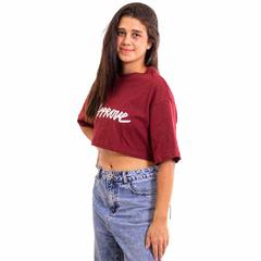 Cropped Approve Bold New Classic Vermelho na internet