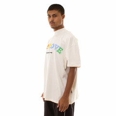 Camiseta Approve Huge New Rainbow Off White - 360surfshop