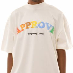 Camiseta Approve Huge New Rainbow Off White na internet