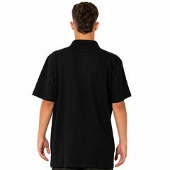 Camiseta Quiksilver Embroidery Piquet Preto - comprar online