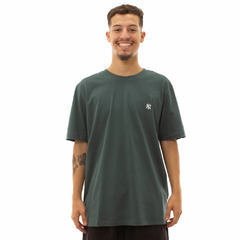 Camiseta New Era Mini Bordado Neyyan Verde Escuro