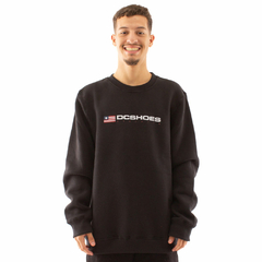 Moletom DC Care Athletic Usa Crew 305G Preto