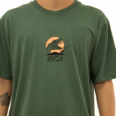 Camiseta Rvca Whiskey Bite Verde Militar na internet