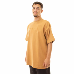 Camiseta Thug Nine Oversized Bold Premium Ocre na internet