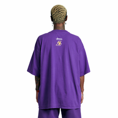 Camiseta Approve Huge X Nba Lakers Basic Roxo na internet