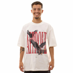 Camiseta Approve Over Animals II Aguia Off White