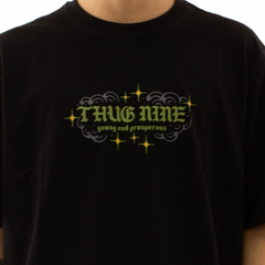 Camiseta Thug Nine Young And Prosperous Preto na internet