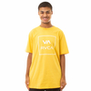 Camiseta Rvca Va All The Way Mostarda