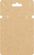 Cartelinha Brinco E Colar Kraft Personalizada 5 x 8 cm - MSRDESIGNER