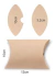 Caixa Travesseiro Kraft Personalizada 100 Pçs 10x12x3,2 Cm - loja online